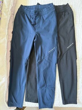 abercrombie kids Navy and Black Active Joggers